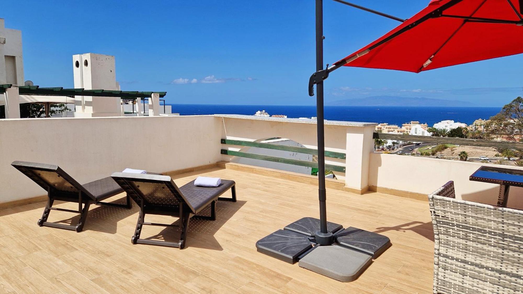 Apartment With Private Terrace - Ocean View Costa Adeje Kültér fotó