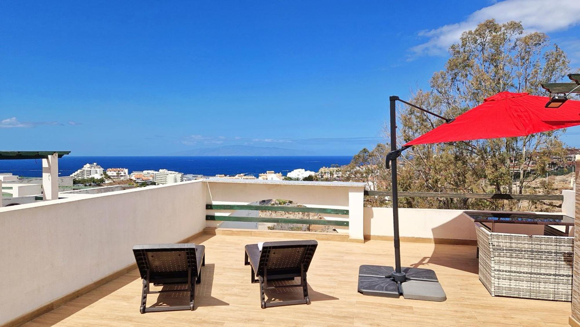 Apartment With Private Terrace - Ocean View Costa Adeje Kültér fotó